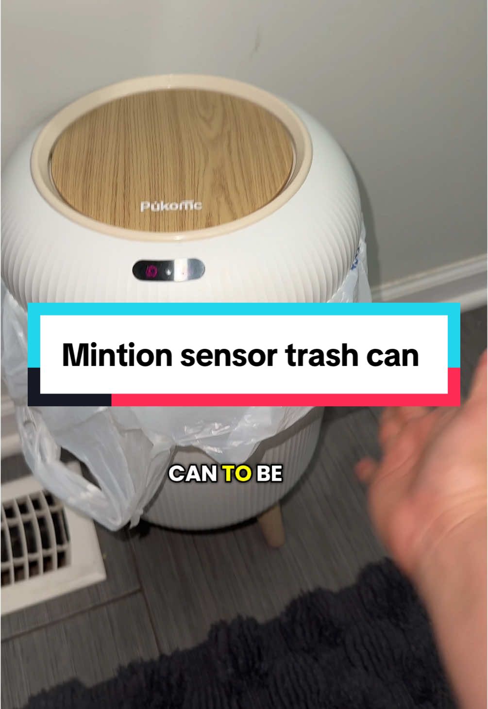 No one wants to see that! #electrictrashcan #trashcan #motionsensortrashcan #clean #TikTokShopLoveAtFirstFind #TikTokShopJumpstartSale 