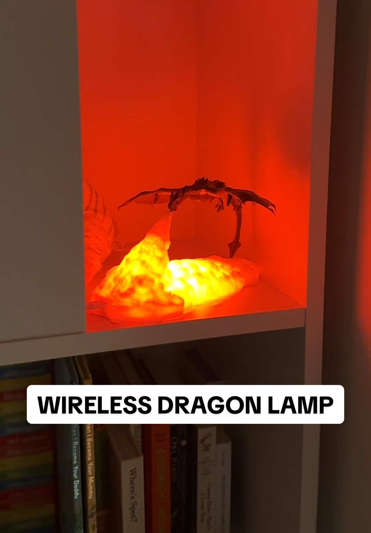 This viral dragon lamp is a great ambient night light! #bedroom #kidstiktok #kidstoys #lamp #tiktokmademebuyit #spotlight