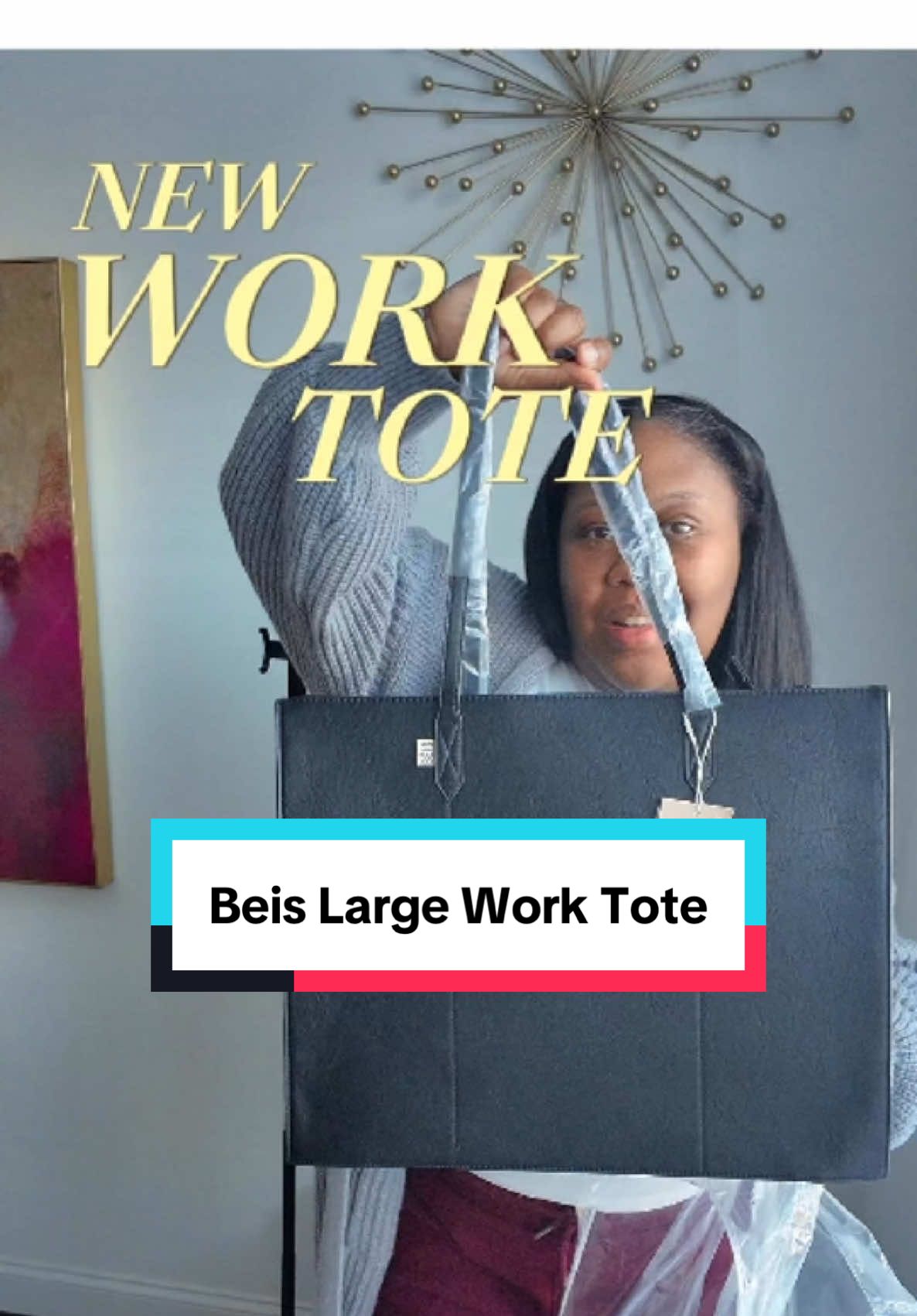 I’m back a corporate girlie and needed a new work bag! I grabbed the @Beis Travel large work tote from  @Nordstrom Rack ! Love this bag! S/o to @Asia | Style Inspo for mentioning the other bag which led me to this one! Literally carries everything I need🥰 #beis #beisworktote #worktote #workbag 