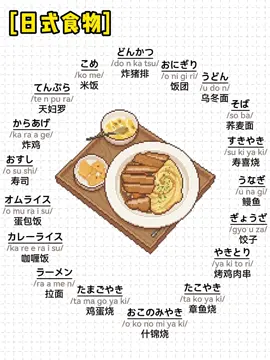 日语日常口语❗《日式食物篇》#单词 #背单词 #日语 #日语入门 #学日语 #日语教学 #日语学习 #日语口语 #日语零基础 #日语轻松学 #日语高考 #日语考级