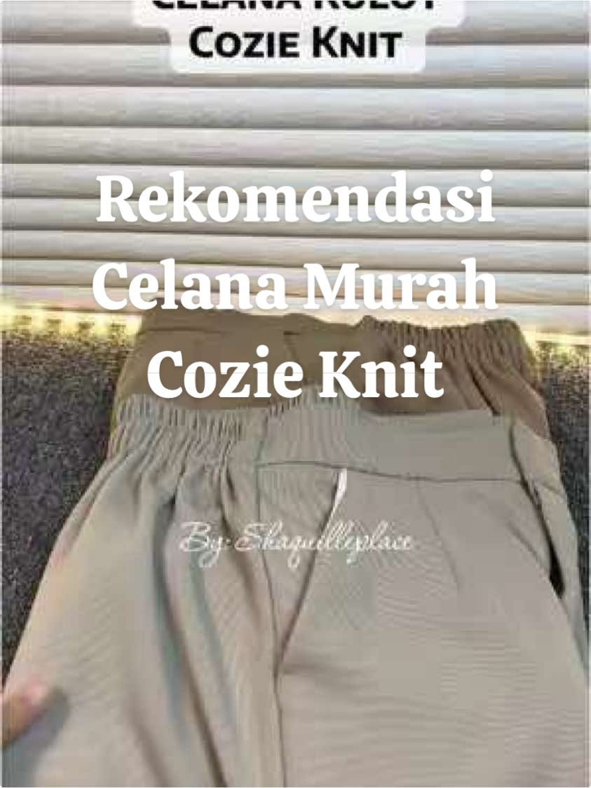 Rekomendasi Celana murah kulot cozie knit warna favoritku #celanahighwaist#rekomendasicelanamurah#celanaknit#celanakulot #kulothighwaist #cozieknit#rekomendasicelana #celanamurah 