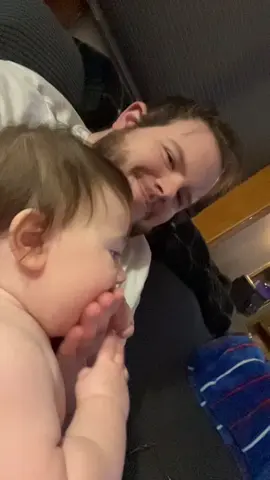 The voice of an angel and the grip of a she-hulk  #fyp #fypage #orderisnotreadybaby #viral #funny #funnyvideos #husband #husbandwife #silly #dad #laugh #fypツ #gerberbaby #yodel #kid #kidsoftiktok #baby #babytok 