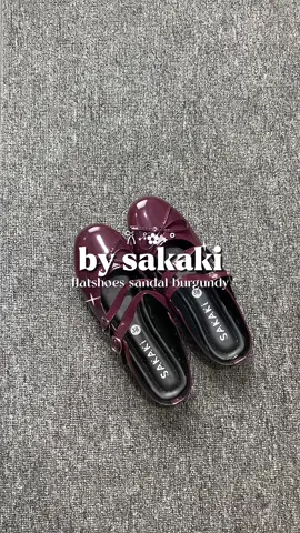 Try on? Cek disini  @𐙚 r i s k a ˚.  #sakaki #flatshoes #localbrand #flatshoessandal #sepatuwanita #fyp 