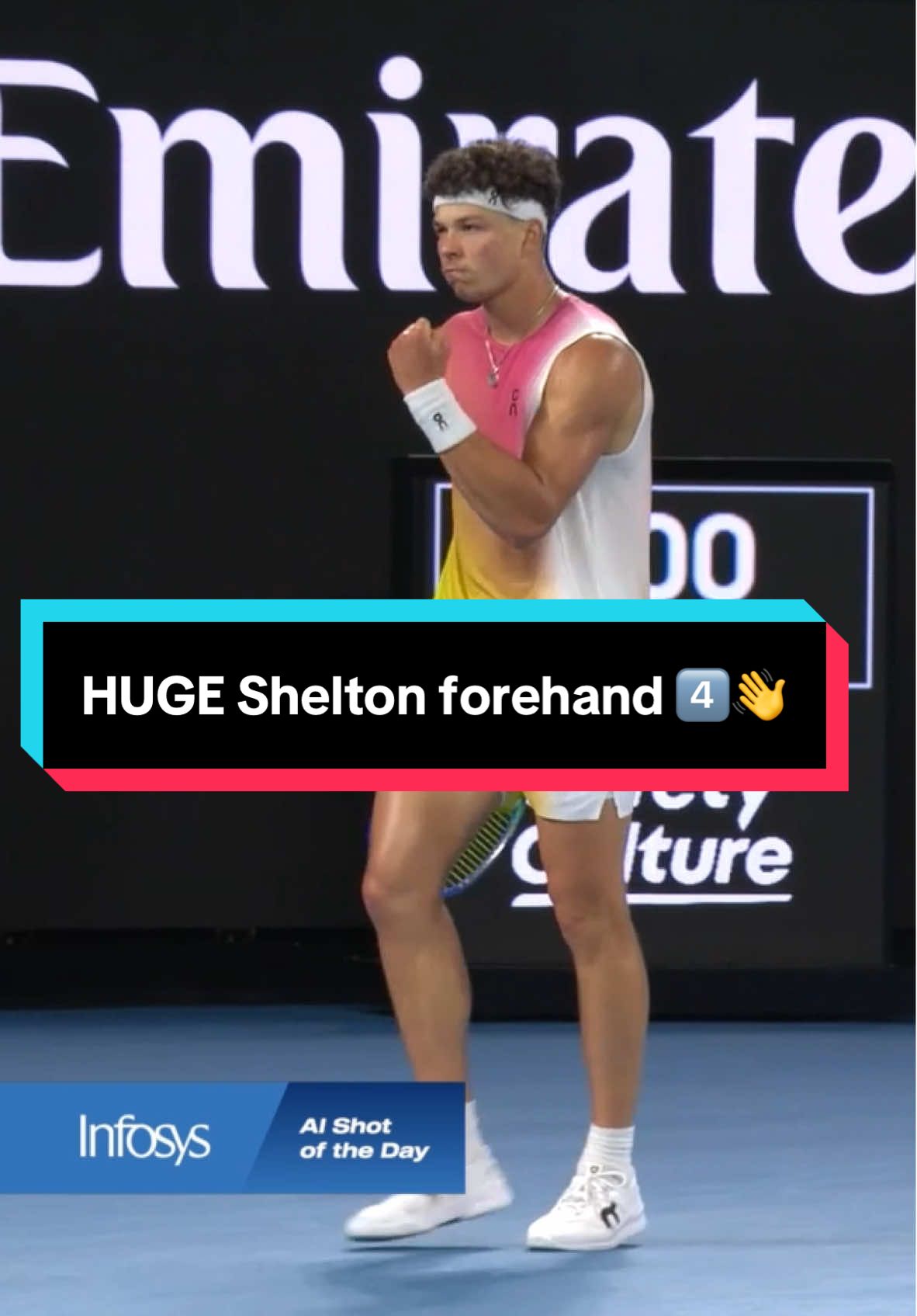 Who else can hit a forehand THIS hard??? #Infosys • #AusOpenWithInfosys • #Tennis • @Wide World of Sports • @ESPN • @Eurosport • #WOWOW