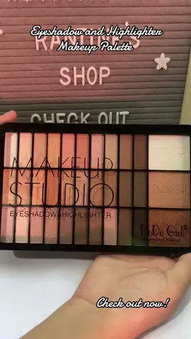 33 COLORS EYESHADOW AND HIGHLIGHTER MAKEUP PALETTE.         #33colorspalette #eyeshadow #makeup #eyeshadowandhighlighter #fyp #fypシ #foryoupage 