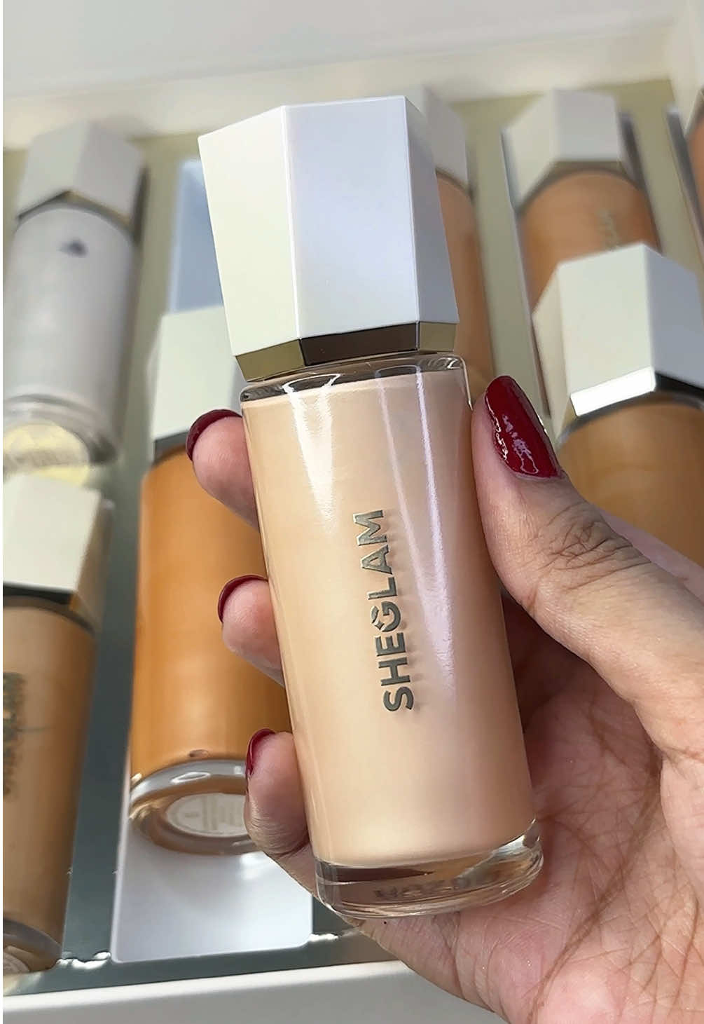 𝑺𝑯𝑬𝑮𝑳𝑨𝑴 𝑺𝒖𝒏𝒃𝒖𝒓𝒔𝒕 𝑮𝒍𝒐𝒘 𝑴𝒊𝒙𝒆𝒓 🎀 Featured shades: 🌙 Fair Neutral 🌙 Fair Warm Peach Product ID: 41708503 @SHEGLAM makeup it’s available at their official site. Search “SHEGLAM” on the website/app to purchase foundation Have you tried SHEGLAM makeup? ———————————- #SHEGLAM #SHEGLAMglowmixer #SHEGLAMHAUL #SHEGLAMSunburst #SHEGLAMMustHaves #sheglammakeup #sheglampartner #makeupswatches #makeupcloseup #makeuptexture #makeuphaul #makeupfoundation