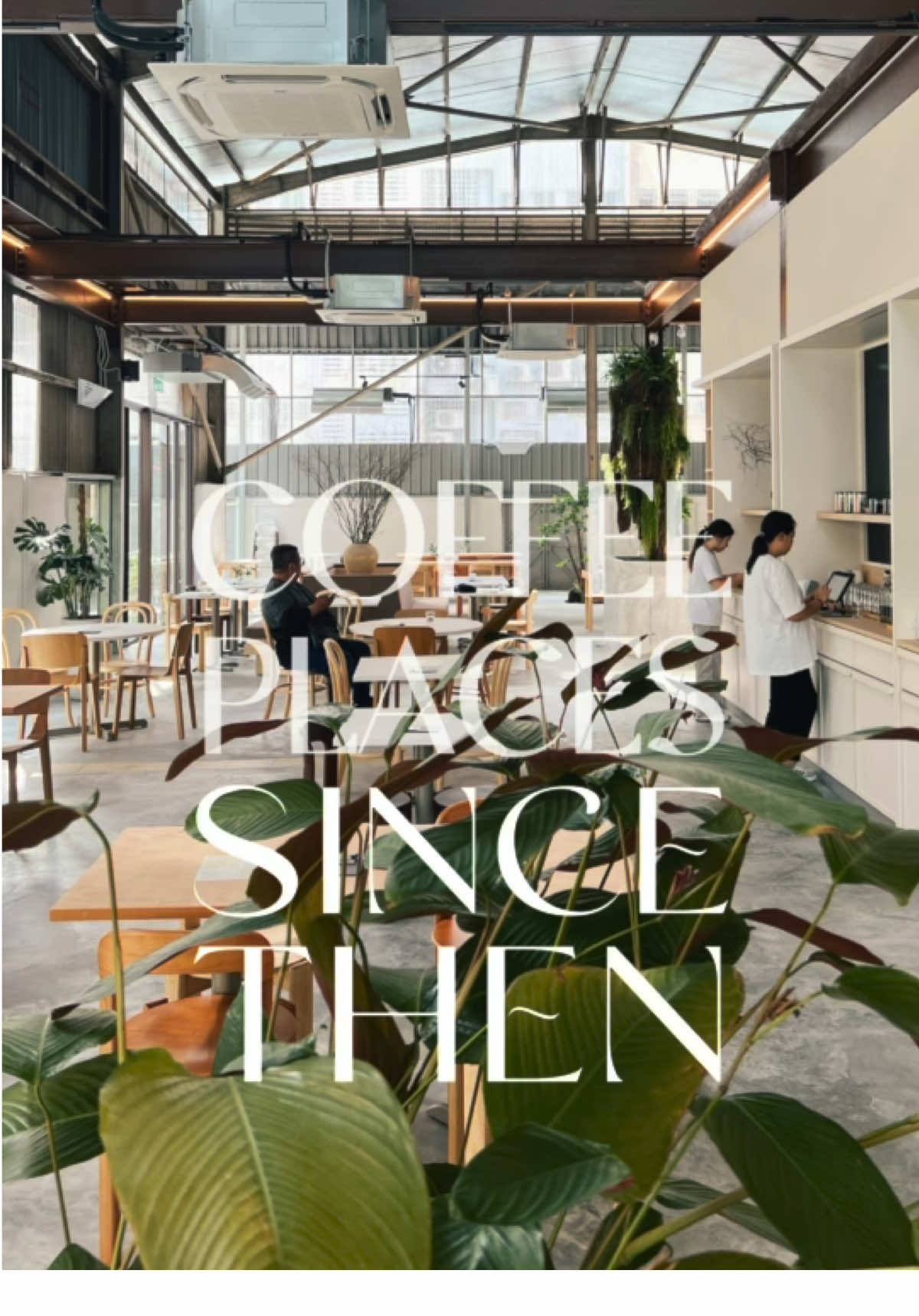 Since Then Opening time Mon - Friday | 11:00 am - 10:00 pm Sat - Sun | 10:00 am - 10:00 pm 📍| 6, Jalan Liku, Bangsar, 59100 Kuala Lumpur @sincethen_bangsar is a stunning cafe & dining behind APW  Bangsar which it’s impressive size and aesthetic. The space in Since Then is an understatement, even for their toilet and washing area. The cafe frame is industrial and open celling but connected with fine wood pillars installed with lights, few moss decoration around and dead branches. Plenty of natural light yet not hot. Nice beige furnitures, with minimalistic design spread throughout the place. Since Then menu is pretty varied and sizeable just like its space. It was a lot things covered from omurice, noodles, sharing plates, pokebowls, curry don and desserts. For drinks, they have your usual coffee, matcha, fruit juice and shaken tea series, their specialty. The Japanese omu rice, I had the original curry which isn’t spicy for those who can’t take spicy, the side namba chicken was the standout for its flavor despite doesn’t feel too crispy and good portion as well. The mini nori taco, salmon avocado was fresh and a good snack to have here. The nori wasn’t flaky and fragile, the avocado and salmon portion was generous. The coffee was on balance side, a good balance and cheap oat milk for milk wise to make it more nutty taste. But going with your meal together it doesn’t feel too jelak overall. The staff and service works pretty fast as well which is plus points for cafe and eatery. There are 4 parking slots within the cafe, the rest are your usual parking boxes outside. The cafe also allow pet parking on the outdoor area. #cafetrend  #malaysiacafe #cafehop #cafereels #dessert #aestheticcafe #coffee #matcha #japanesefusion #sincethen #sincethencafe #sincethenbangsar #noritaco #omurice #bangsareateries #pokebowl #fyp 