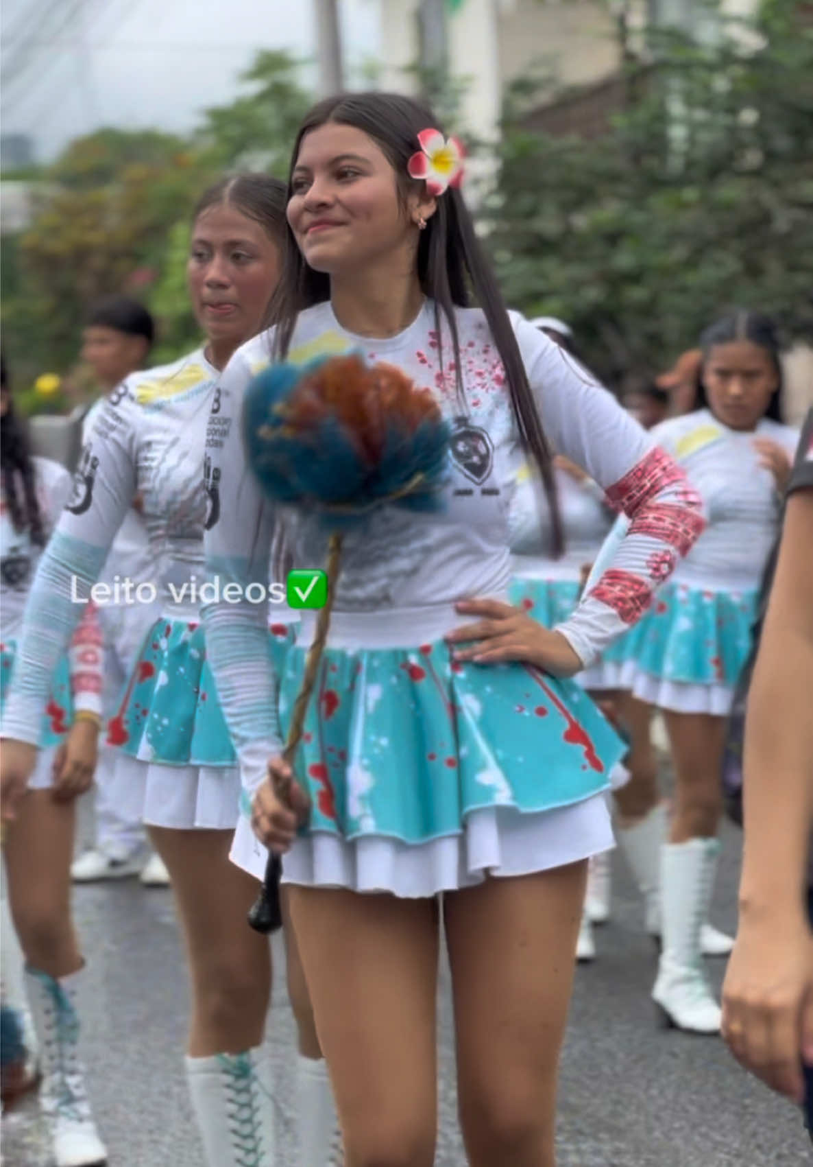 Bastonera ❤️✅  #bastoneras #choneritalinda🥰💕 #desfile #fypシ 