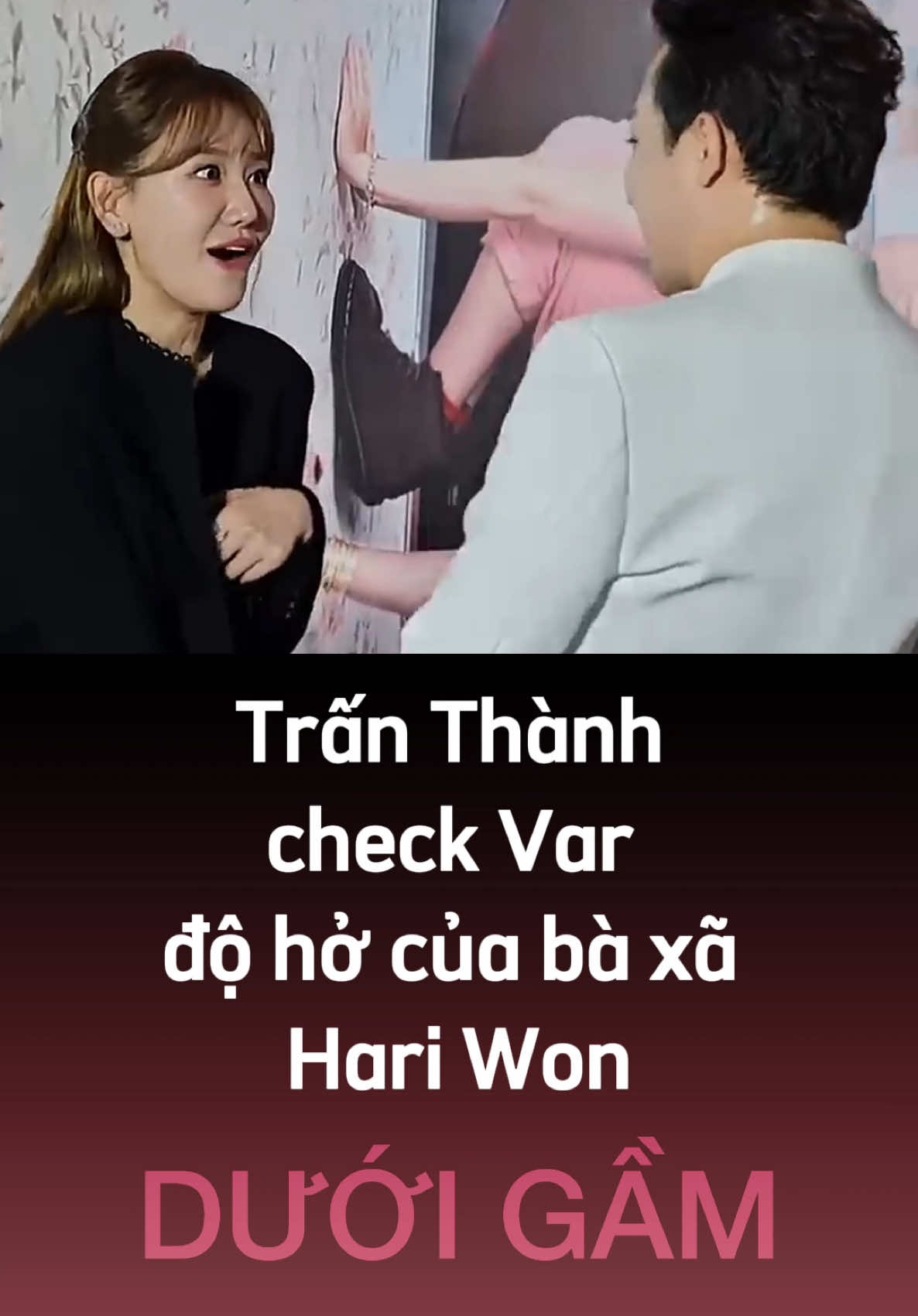 Ơ anh @Trấn Thành kì nha cái tay #nguoinoitieng #showbizviet #TranThanh #hariwon 
