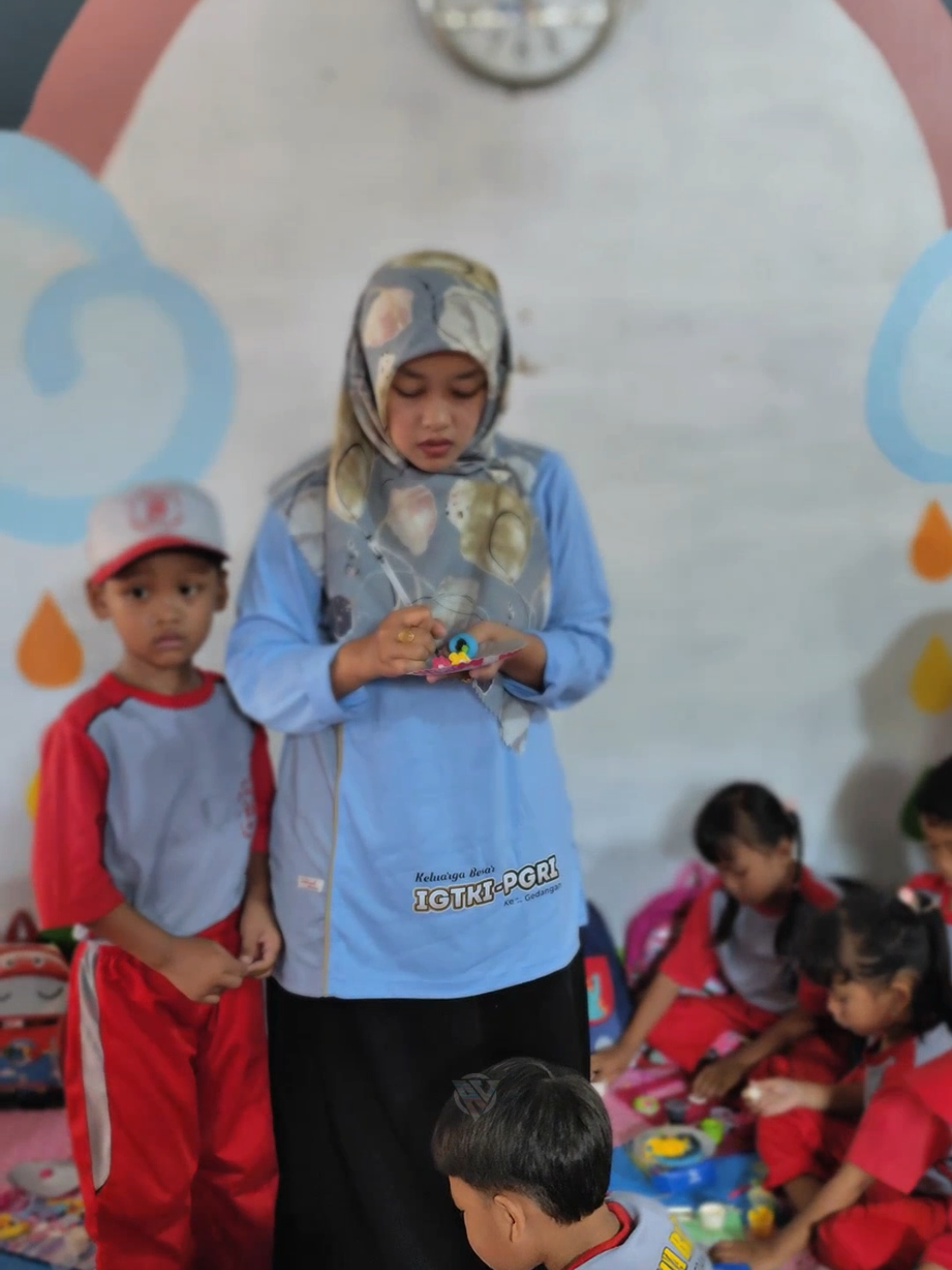 kegiatan Festival clay dan menggambar TK Gaya Baru Sumberejo Gedangan Malang