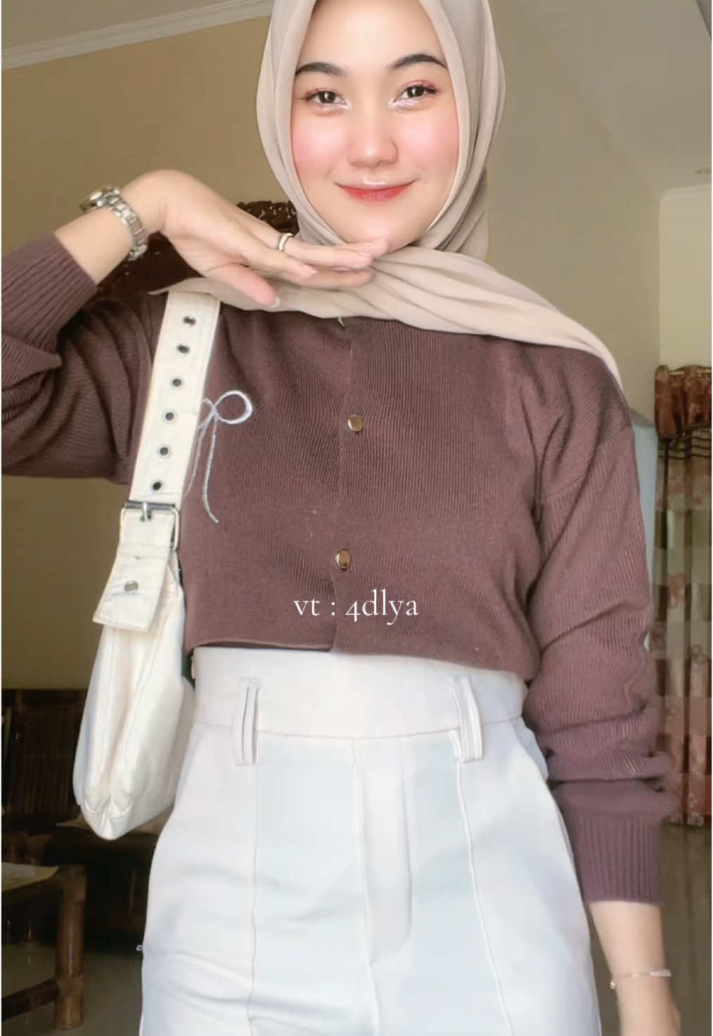 sp yg kengen era ini🙆🏻‍♀️☝🏻 #cardiganrajut #cardigan #atasanwanita #murah #brown #choco 