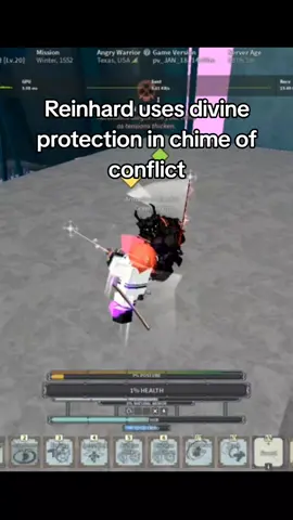 Its funny because hes a soulbreaker so he could see my hp at 0% 😭 #foryoupage #foryou #deepwoken #roblox #fyp #rezero #reinhard 