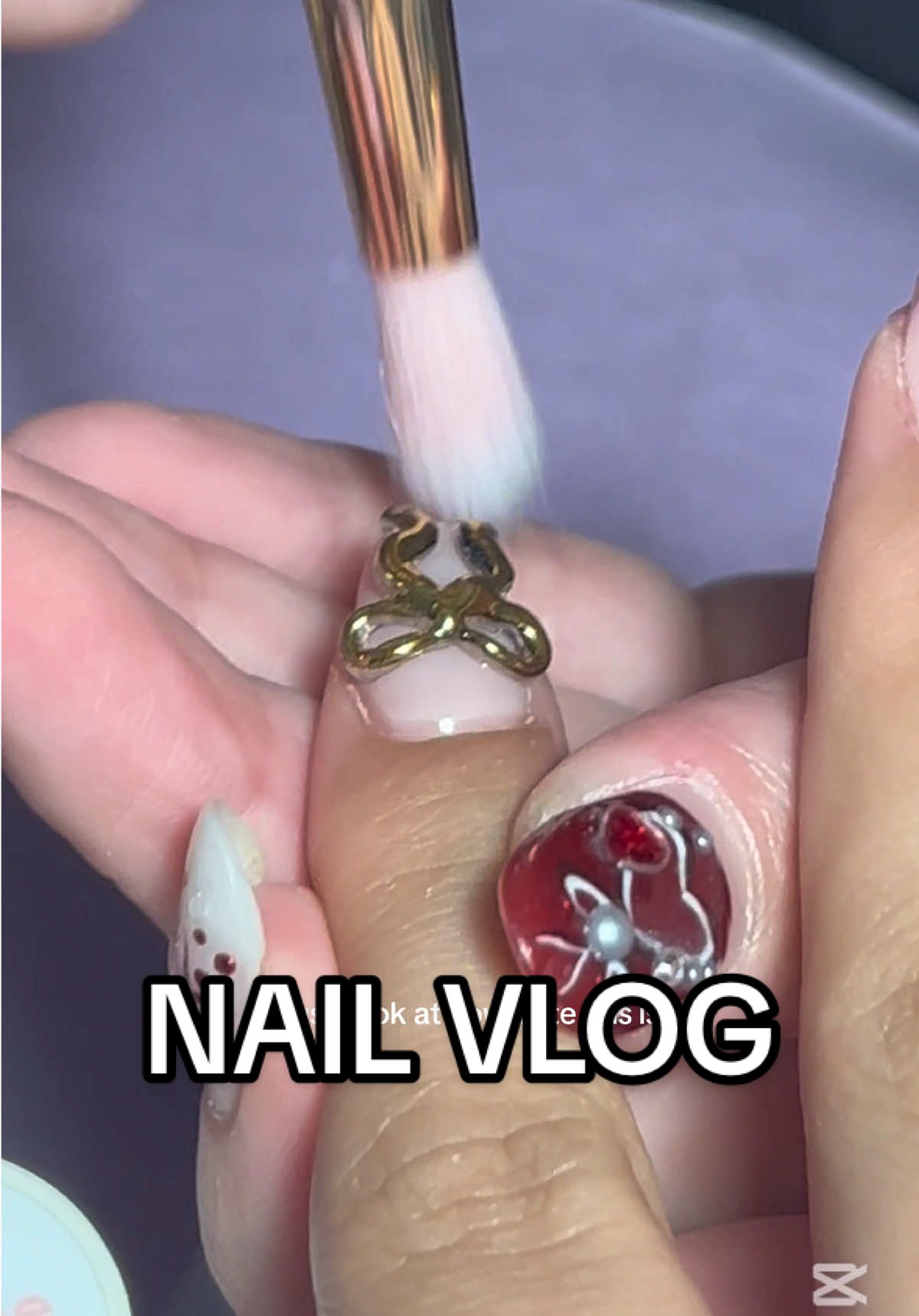 ‼️‼️ flash this vid for 10% OFF (till end of March,  removals only are not considered)  @nailsby.b3l on IG ❤️  #nail #nails #nailart #nailinpso #cny #cnynails #Vlog #rednails 