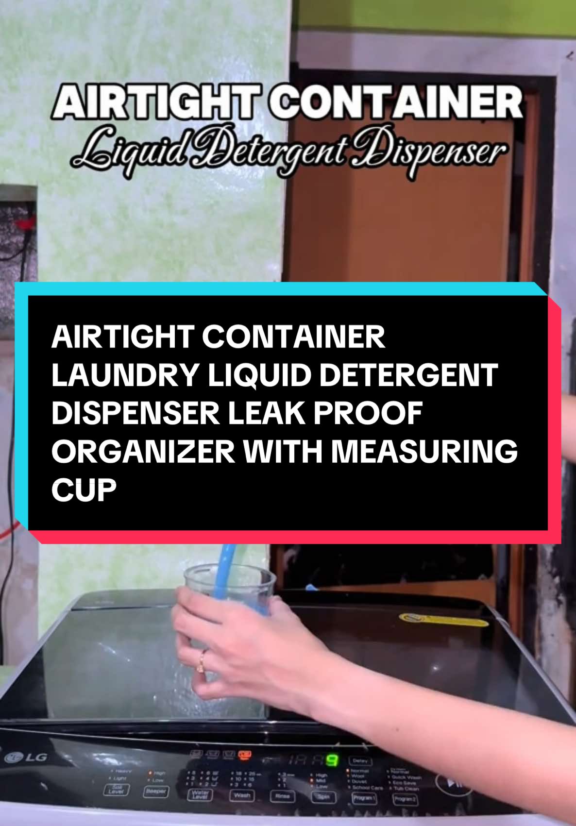 AIRTIGHT CONTAINER LAUNDRY LIQUID DETERGENT DISPENSER LEAK PROOF ORGANIZER WITH MEASURING CUP! GRAB YOURS NOW ✨🛒 #CleanTok #clean #organizer #organizerideas #container #containers #laundry #laundrytok #liquiddetergent #liquiddetergentdispenser #fyp #fypシ #foryou #foryoupage 
