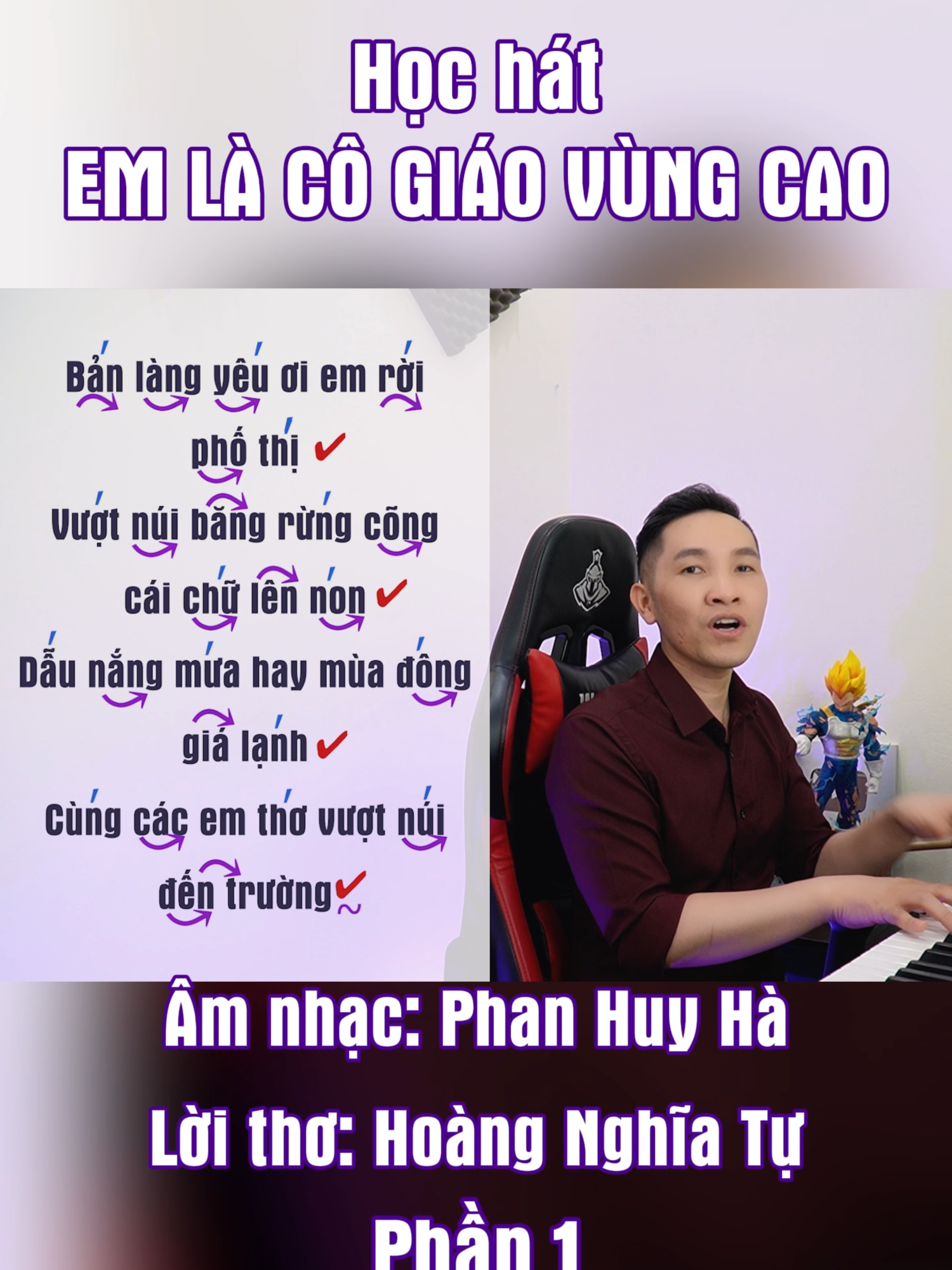 Học hát Em Là Cô Giáo Vùng Cao -phần 1 #emlacogiaovungcao #phamthanhluan #thanhnhac