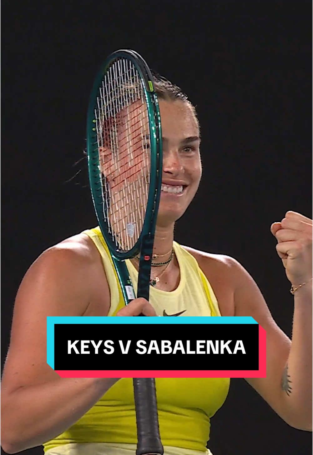 Let’s get ready to rumbleeee 😤 #AO2025 #sabalenka #keys 