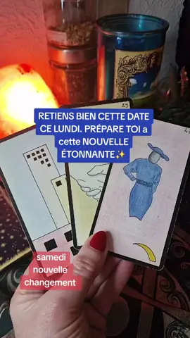 retiens bien cette date ce lundi sera une grande nouvelle pour toi #voyance #cartomancie #medium #tarot #tiragedecarte #tiragedecartegratuit 