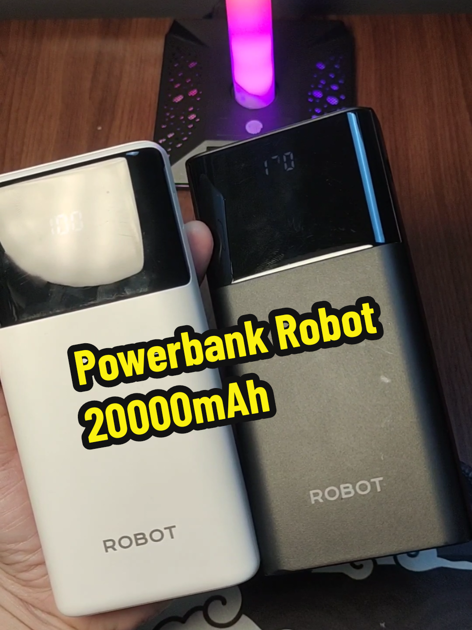 Powerbank Robot Rt22s ( real Capacity 20000mAh). Cek out di keranjang kuning bawah ya gess ✅ #powerbankrobot #powerbankrealcapacity #powerbank20000mah #robotsmartpower #toko_starlight 