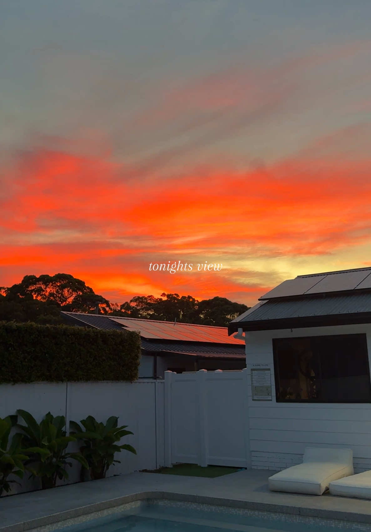 Feeling blessed 🫶🏼 #sunset #backyard #sunsetlover 