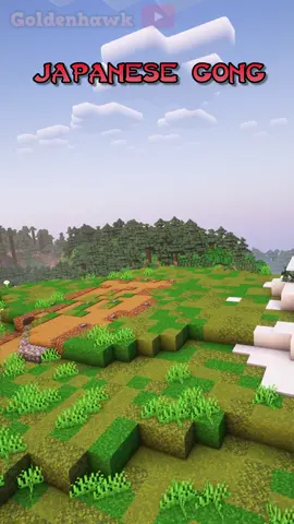 Japanese Gong for Your Minecraft World #gaming #Minecraft #minecraftbuilding 