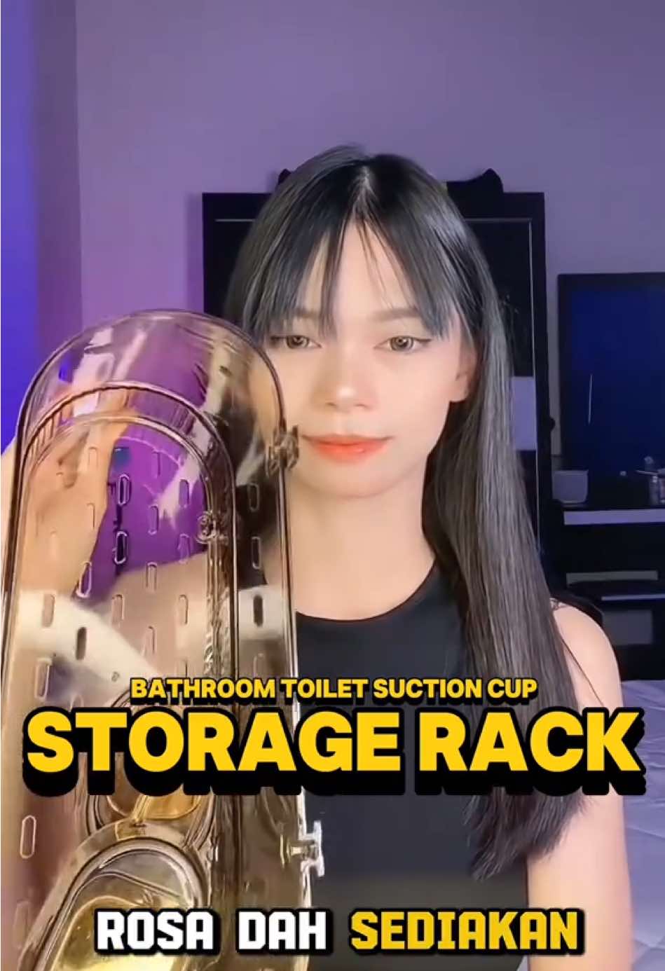 #bathroom #storagerack #suctioncup #suctioncupstoragerack 