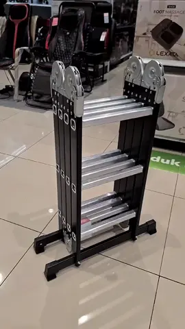 Krisbow Tangga Lipat 3 Meter Kokoh dan kuat mampu menahan Beban hingga 150kg, dapat dilipat dan praktis digunakan, dapatkan segera hanya di AZKO Kudus✨ #fyp #fypシ #fypage #tangga #tanggalipat #promo #murah #murahbanget 