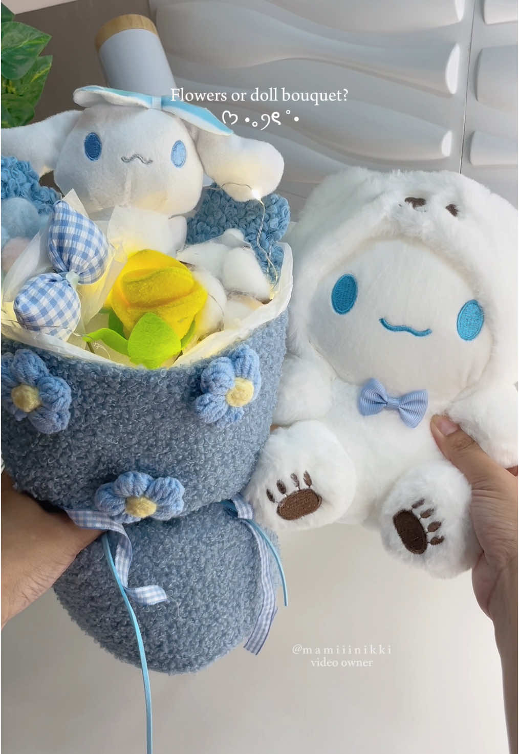 Receiving cinna this coming Valentine’s Day?😫💛 #dollbouquet #bouquet #cinnamoroll #valentinesgift #giftideas #valentinesgiftideas #bouquetgift #fyp 