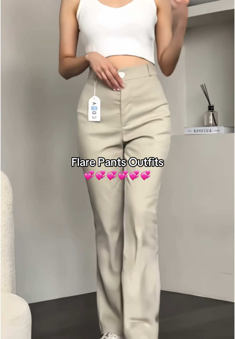 My favorite flare pants🥰 #flarepants #celanacutbray #celanachinoswanita #celanascuba #ootdinspo #outfitwanita #racuntiktok #fypシ 