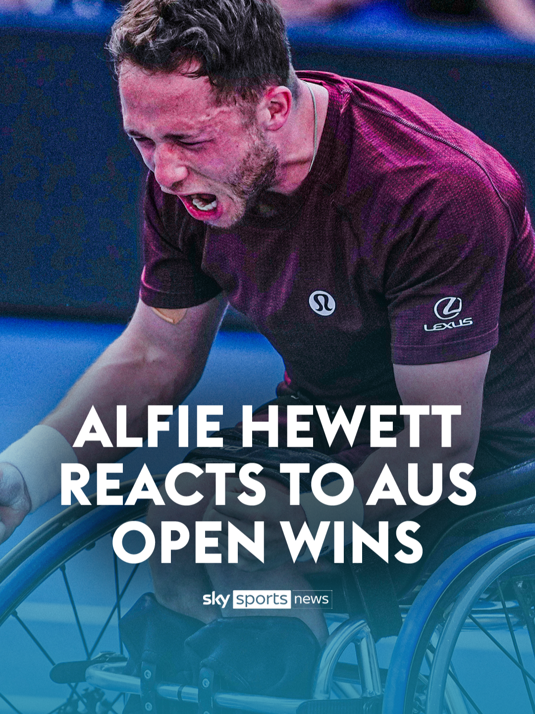 Alfie Hewett reacts to his two Australian Open wins 🤩👏 #skysportsnews #tennis #ausopen