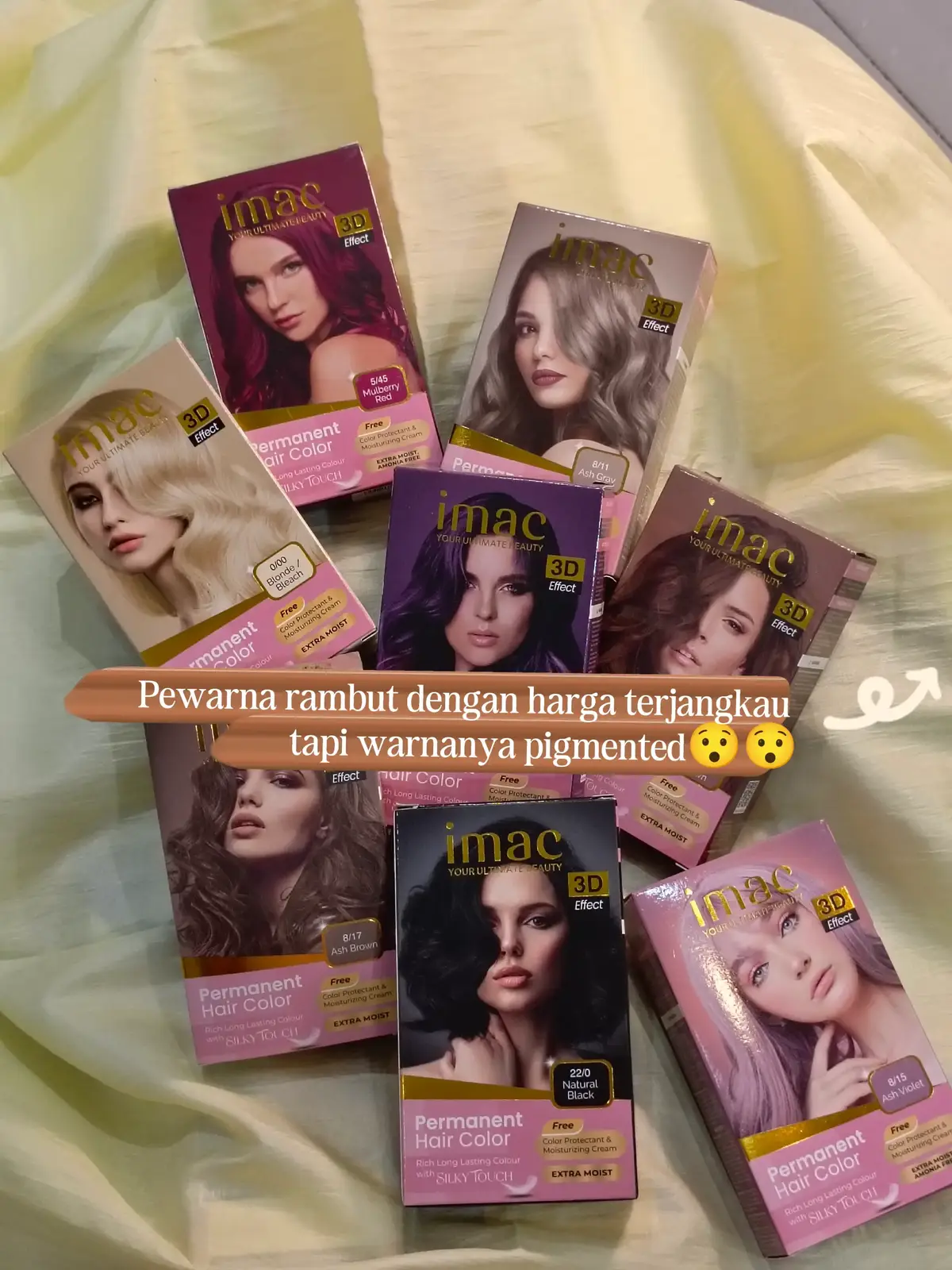 Imac hair colour adalah pewarna rambut yang memiliki berbagai varian dengan warna yang pigmented. Yuk checkout sekarang atau boleh langsung dateng ke alamat yang udah tersedia di video.  #kotamalang #fypシ゚ #fypdongggggggg #murah #fypmalang #store #salonmalang #malang24jam #malanghits #fypage #malang 