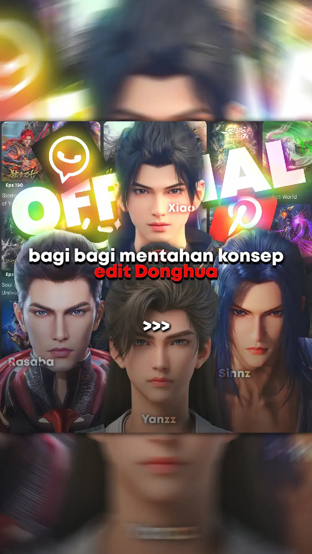 saluran wa cuy dikit lagi otw 20k join aja😋😋 🖼️ Stiker donghua random 🗳️ Voting interaktif 📸 Foto-foto donghua aesthetic 🎨 Mentahan edit yang epic 🔥 Dan masih banyak lagi kejutan lainnya! #donghua #donghuaedit #mentahan #pageforyou 