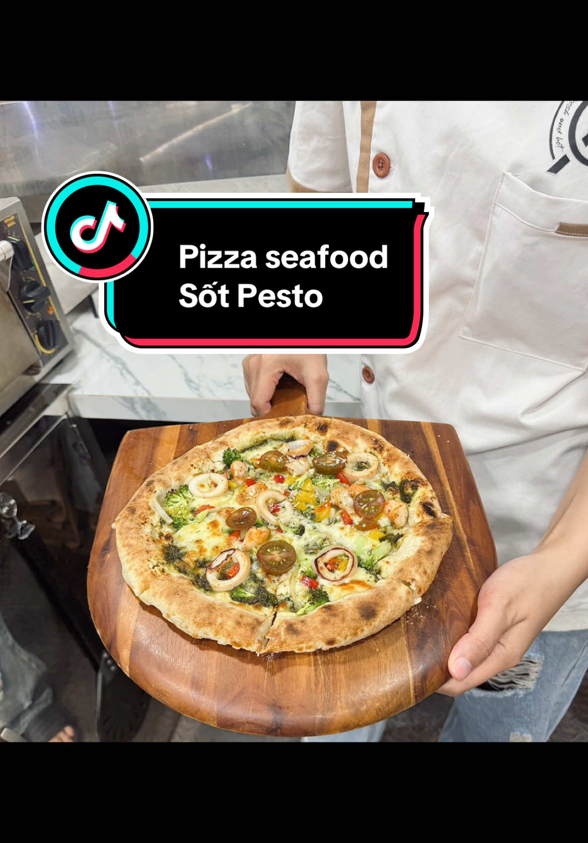 26 Tết cùng Pizza QA với chiếc Pizza Hải Sản Sốt Pesto… mời bạn dùng nha ☺️#pizza #pizzanapoletana #pizzaitaliana #pizzatime #trending #cookingvideo #lagibinhthuan #banh #nauancungtiktok 