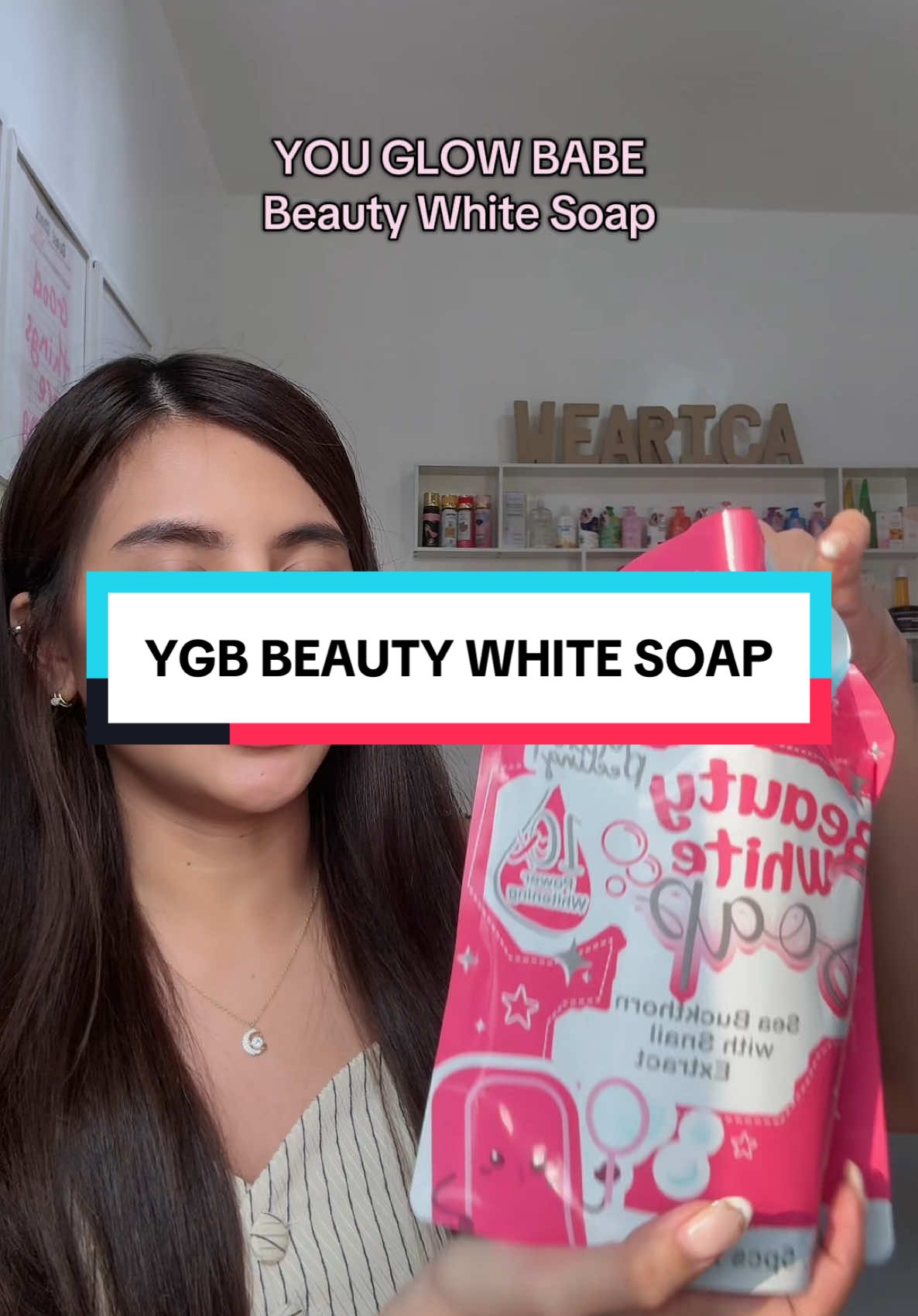 Ang sulit na nito!! 5pcs in 1 pack may free mesh net pa! 🤭 mas makakamura ka pa pag nag B1T1 ka 💖 #youglowbabe #beautywhitesoap 