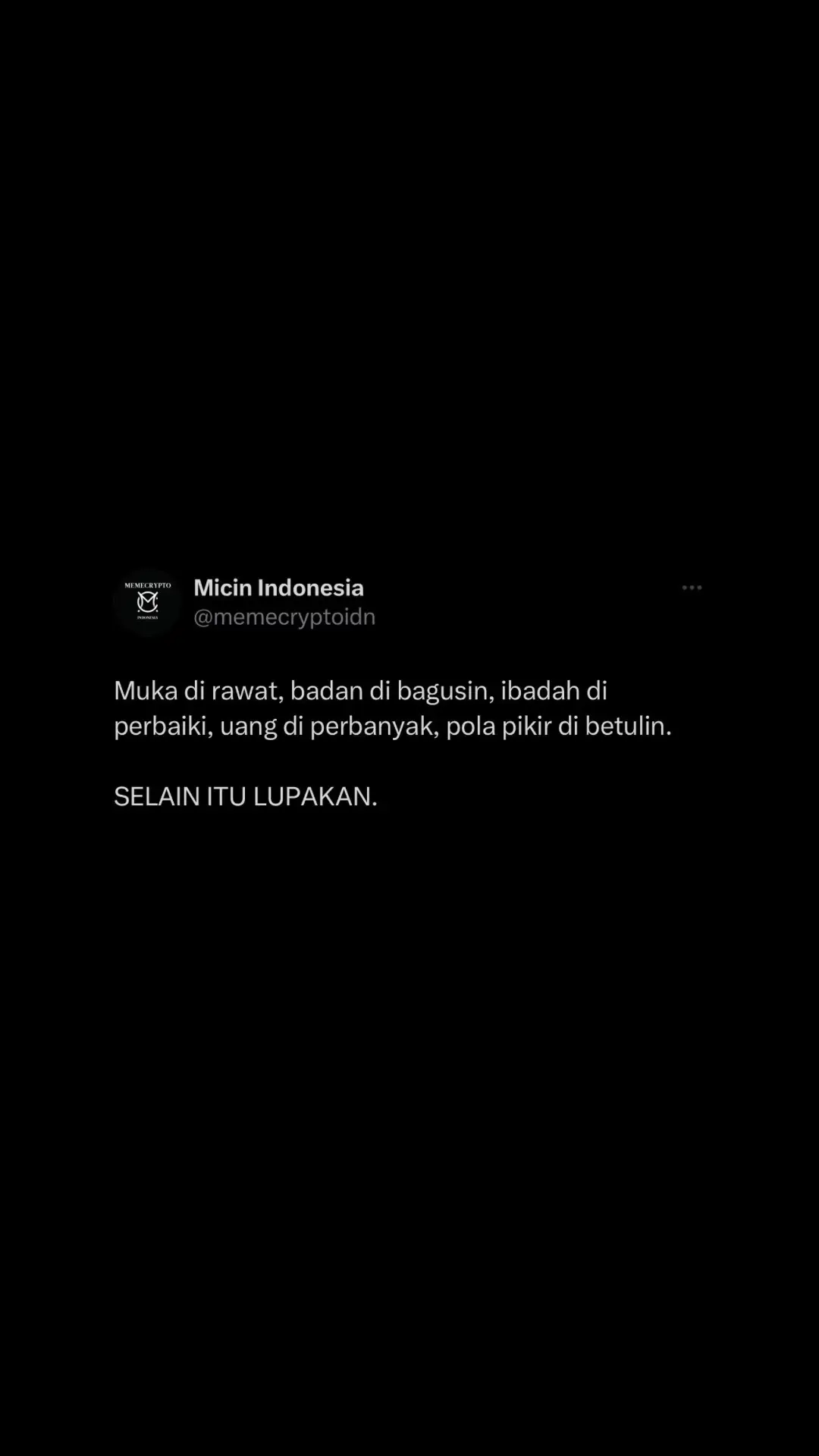 bisa di usahaka #memecoin #crypto #bitcoin #motivation 