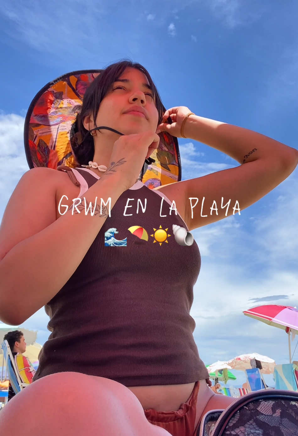 ☀️⛱️🇧🇷 #grwm #playa #praia #beauty #makeup #skincare #tutorial #girl #diadeplaya 