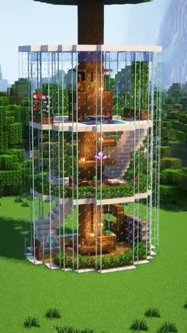 Tutorial casa futurista de vidro no minecraft #minecrafttutorial #playerminecraft #tutorial #Minecraft 