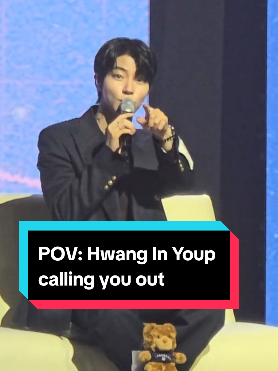 Stop the show. 🤚 POV: When you arrive late at the fanmeeting and Hwang In Youp calls me out. Presented by: @Viu_PH #HIY_IN_LOVE_MNL #IN_LOVE #FANMEETING​ #HWANGINYOUP #황인엽 #팬미팅​ #KNSTUDIO #ACCOMPANY​ #ViuScreamDates