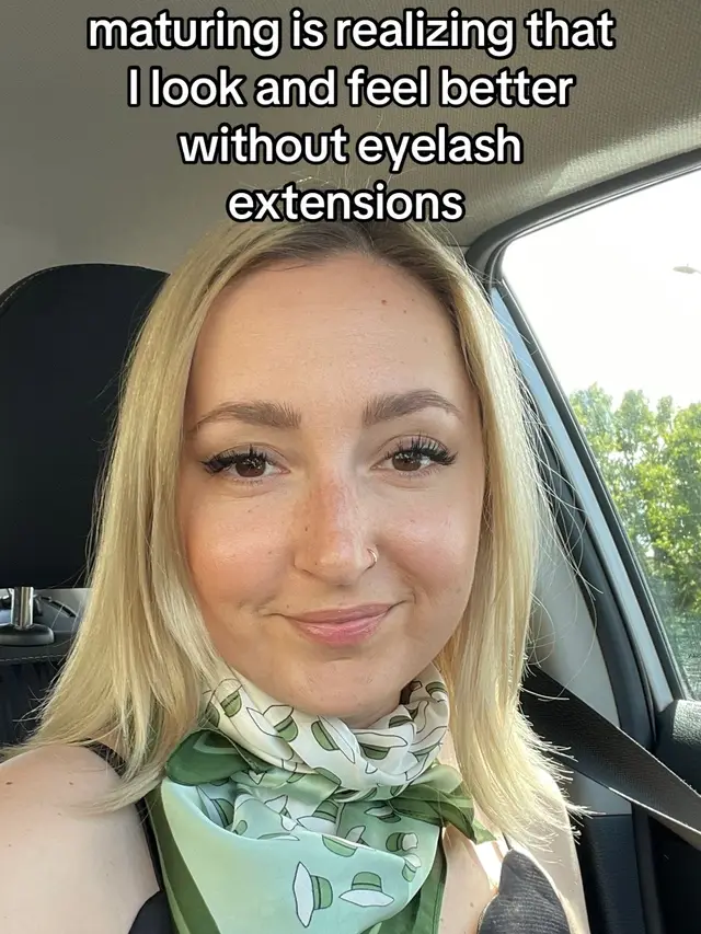 Im realizing now how much money and time is saved without lash extensions too🥹😭 . . . #eyelashextensions #lashextensions #gonatural #lashes #allnatural #beforeandafter #lockjaw 
