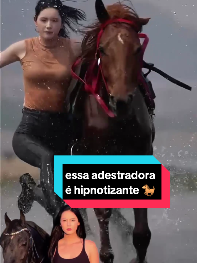 taotaoaime é uma talentosa chinesa que adestra cavalos e águias #adestramento #cavalos #aguia 