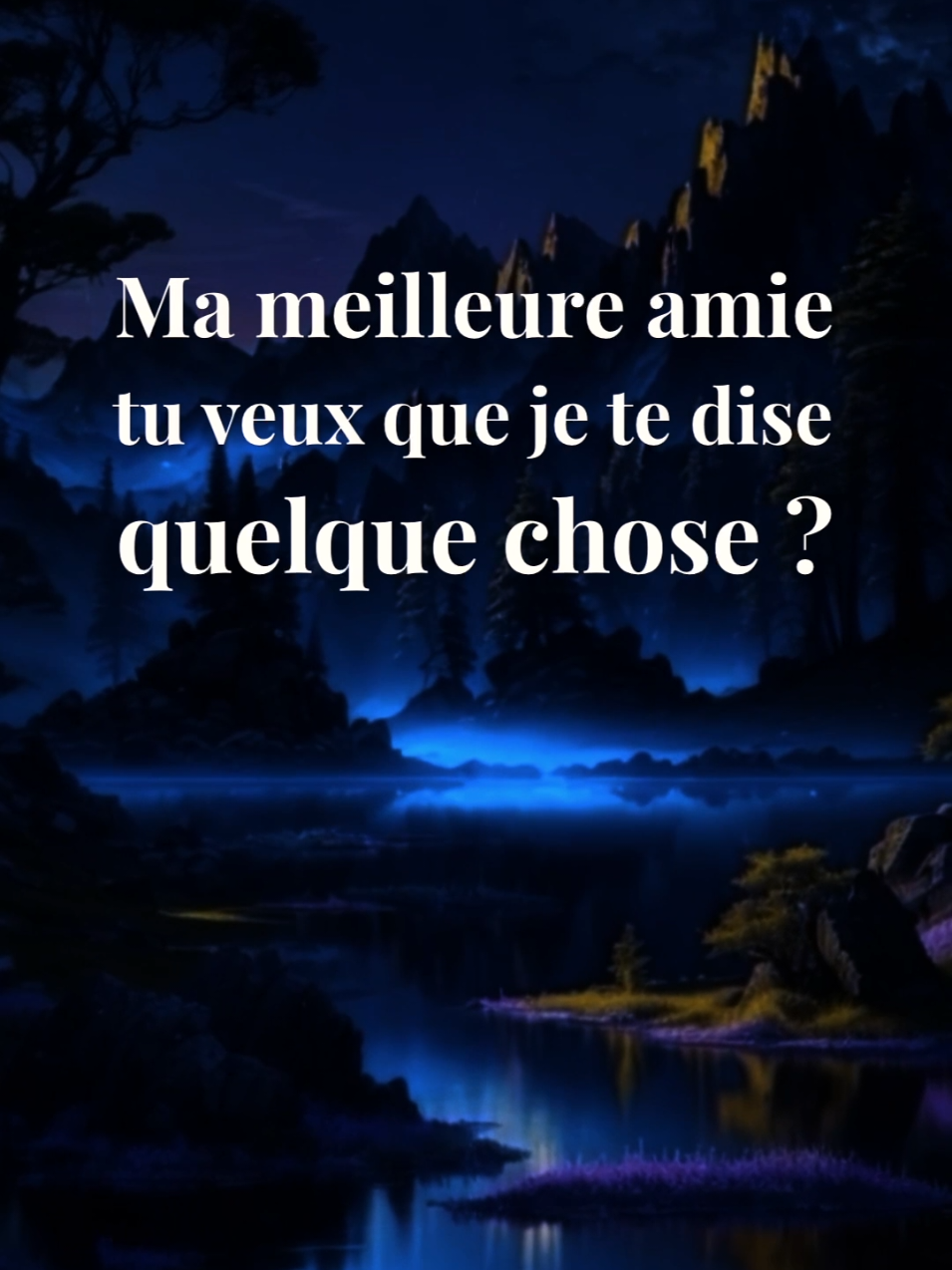 Je parle de mon amitié profonde et inconditionnelle avec ma meilleure amie. Je lui exprime mon engagement à toujours être là pour elle, quoi qu'il arrive, et mon désir de la voir heureuse, même dans les moments les plus difficiles. Je lui fais savoir qu'elle compte énormément pour moi et que personne ne pourra jamais la remplacer. #rencontre #adieux #amour #séparation #espoir #persévérance #connexion #solitude #acceptation #reconstruction #sentiment #couple #jetaime #relation #coeurbrisé #amoureux #monamour #rupture #famille #Avectoi #mavie #promesses #geste #quotidien #patience #compréhension #sincérité #tendresse #douceur #bonheur #triste #manque #positive #mindset #authentic #focus #progress #Ignore #perseverance #failure #vérité #motivation #fierte #success #sensible #sagesse #karma #avenir #developpementpersonnel #leçondevie 