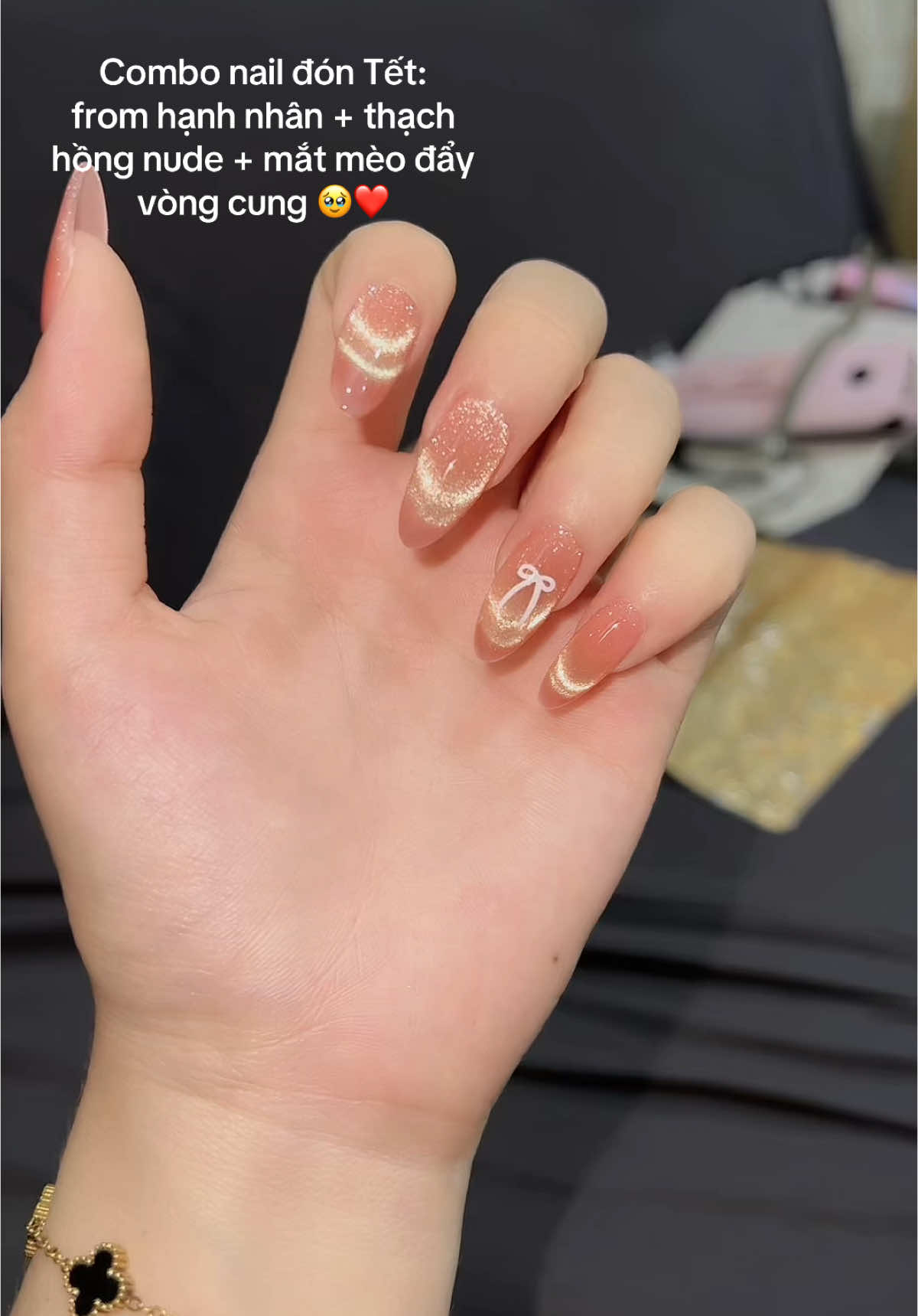 C nào chưa làm nail ăn tết thì thử giống em đi, đảm bảo u mê kk #ltnq #nails #viral #xuhuong 