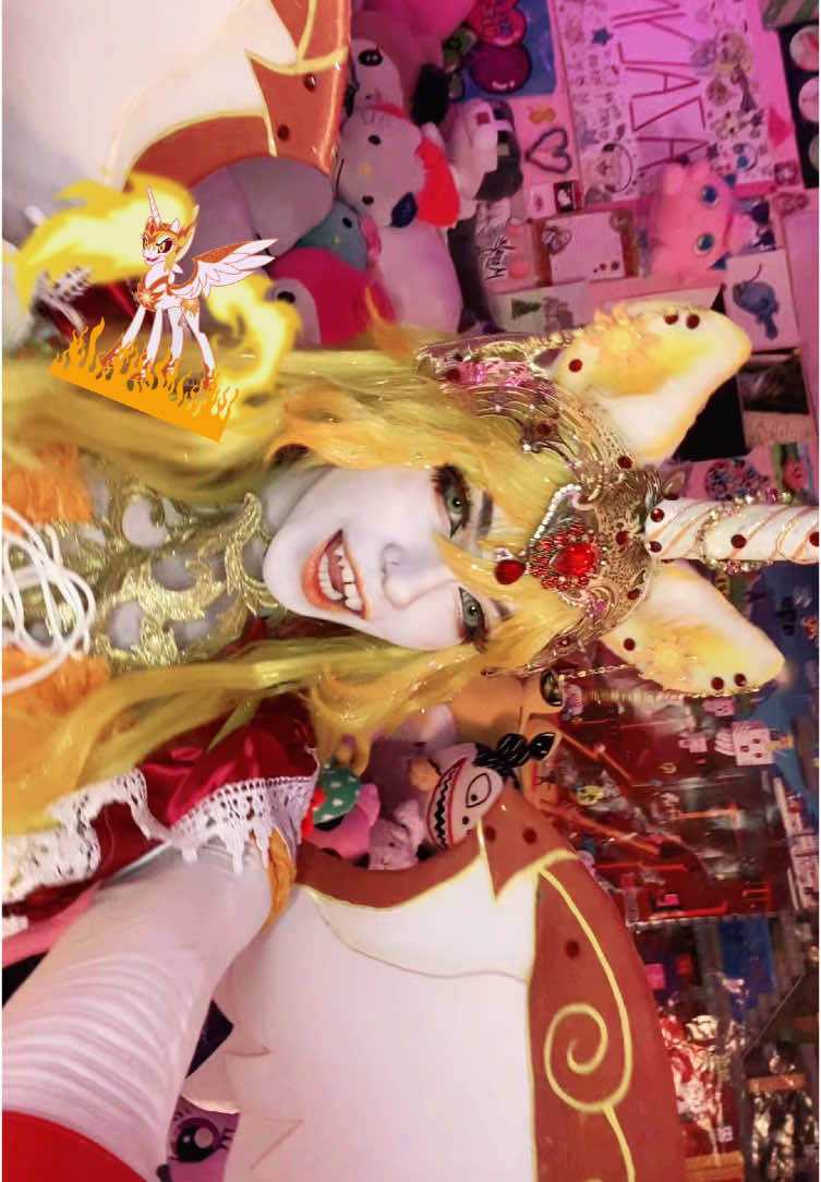 DAYBREAKER!!!!!! she has one of the coolest designs i love her #daybreakermlp #daybreakeredit #mlp #mylittlepony #daybreakermylittlepony #daybreakercosplay #mlpcosplay #mlpfandom #princesscelestia #princesscelestiacosplay #azioli 
