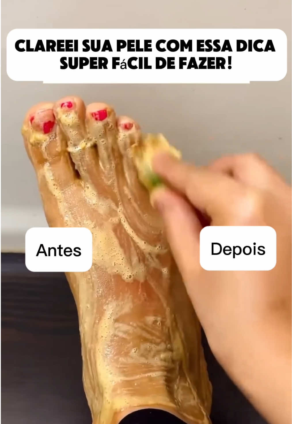 QUER CLAREAR A PELE EM MINUTOS? VEJA ESSA DICA PODEROSA! ✨ Manchas de sol te incomodando? Eu tenho uma solução simples e caseira que pode mudar isso! Pegue metade de um limão, adicione uma colher de chá de cúrcuma e outra de café solúvel. Misture tudo, esfregue suavemente na pele, deixe agir por alguns minutos e enxágue com água corrente. Pronto, sua pele vai agradecer! Já conhecia esse truque ou é novidade? Me conta nos comentários o que achou! 👇 ⚠️ Dica extra: Use sempre protetor solar depois de qualquer tratamento pra proteger sua pele! E compartilhe com aquele amigo que vive buscando dicas de pele!”