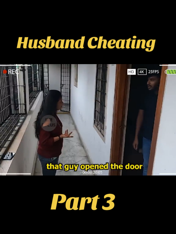 Wife Husband and Girlfriend part 3  #Fy #Fyp #foryoupage #cheatinghusband #husbandwife #cctvvlogs #part3 #Viral 
