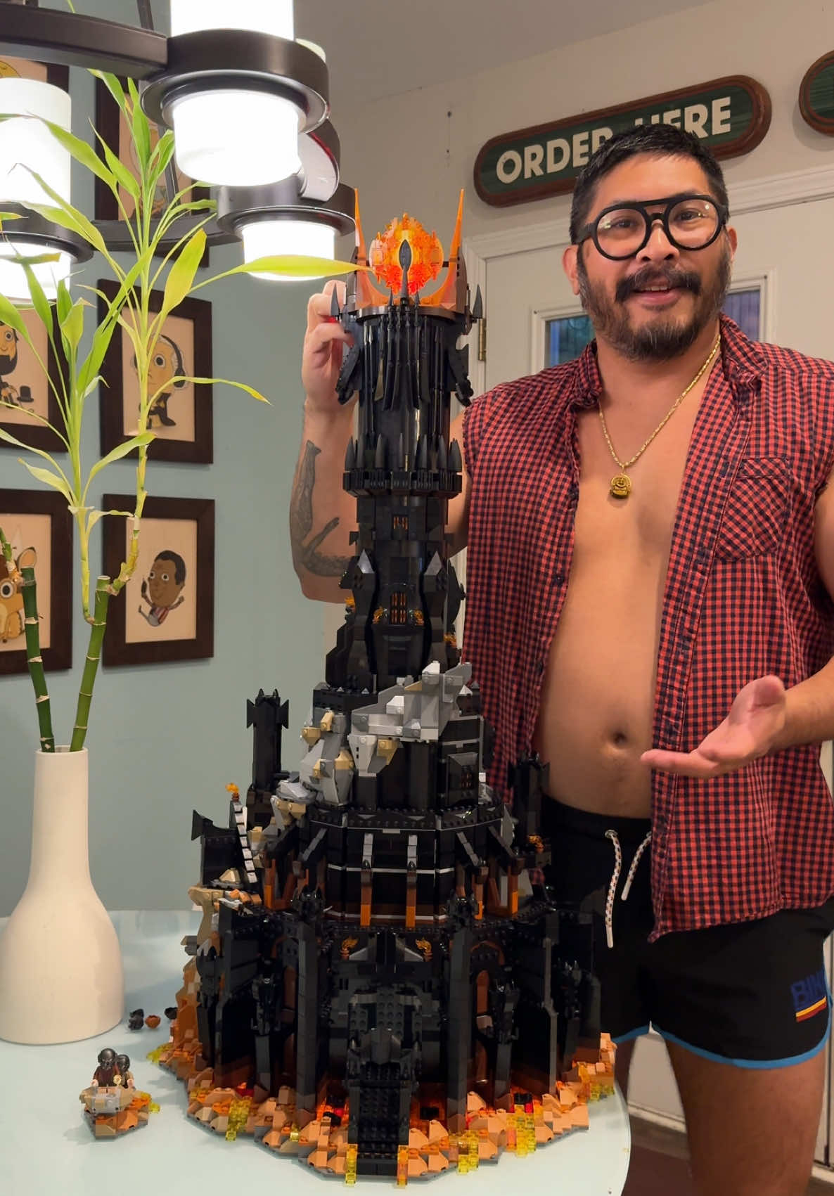 Lego Barad Dur is Literally one of the most crazy awesome Lego sets I’ve ever seen. #gaytiktok 