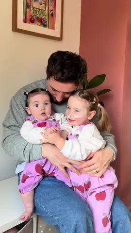 Get ready with dad 🩰 matchy matchy edition 🍎 #girldad #getreadywithme #daddoeshair #dadwithtoddler #ballet #toddlerfashion #twins #babyfashion #dadanddaughters #2under2 #dadoftwogirls #mumsoftiktok #dadsoftiktok 