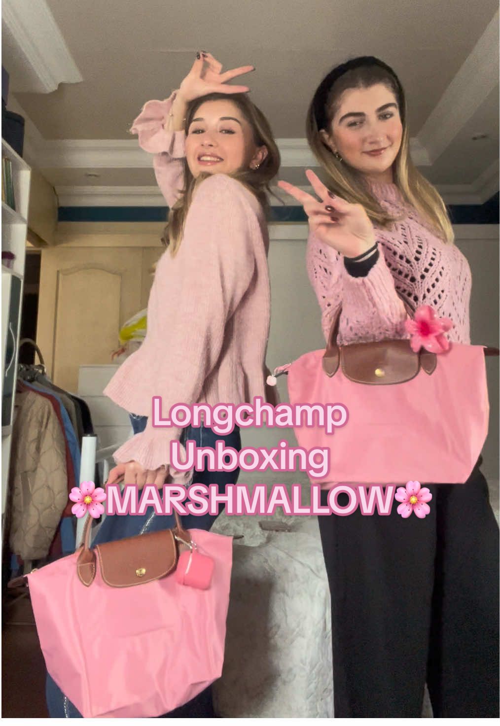 Longchamp Unboxing - Marshmallow🌸🍬 #longchamp #longchamplepliage #longchampunboxing #pinklover #sistergoals #pinklover💕 #fypp #fypviralシ #viral #kesfet #marshmallow #pinklongchamp 