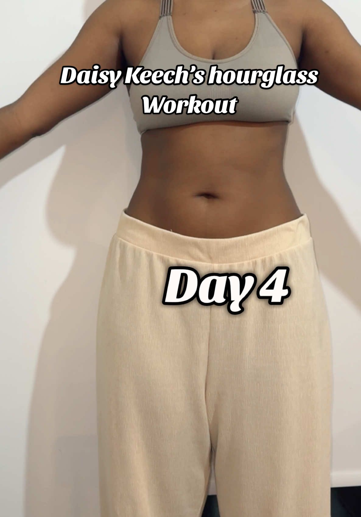 Day 4! Daisy keech’s hourglass workout! #daisykeechworkout #daisykeechworkout #daisykeech #fyp #FitTok #fitnesstiktok #fitnes #abs #absworkout #plank #girlworkouts #tinywaistworkout #weightloss #fitnessmotivation 