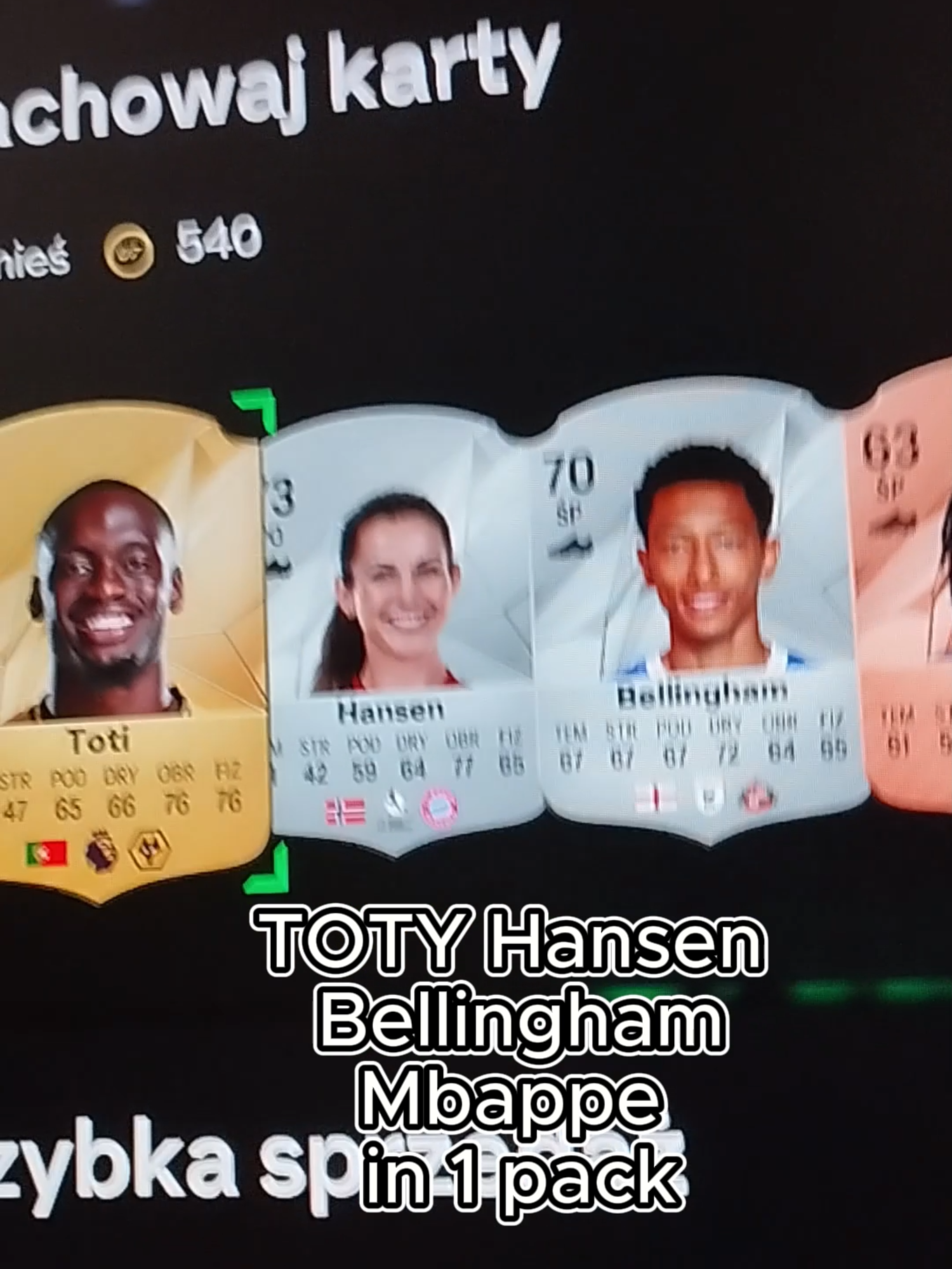 3 TOTY W 1 PACZCE #toty #Mbappe #meme #fc25 #ea