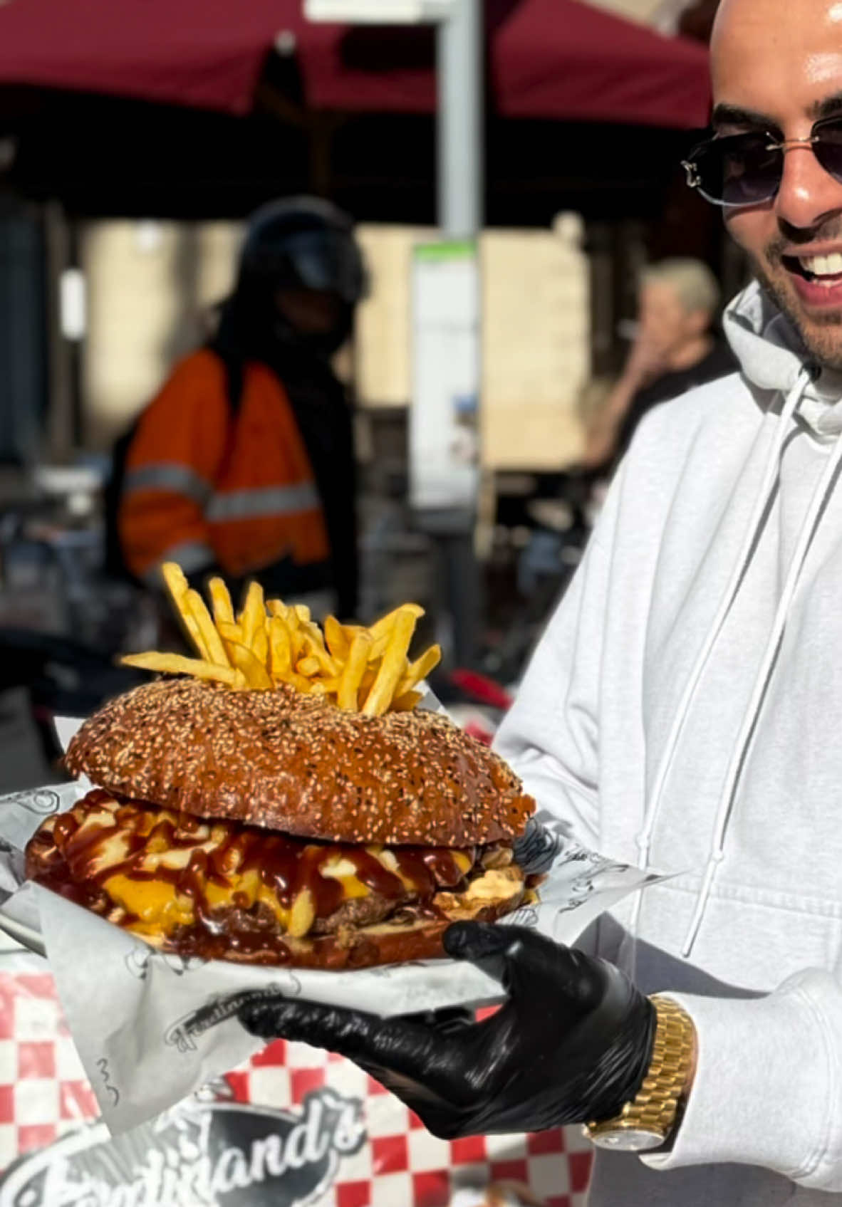 🔥 Get ready for the XXXX-L Burger 🔥 A jaw-dropping 600g of beefy goodness 🍔💪, stacked with flavor and made to share (or not 👀). Prepare to face the legendary beast starting 3rd February! 💥 Who’s brave enough for this giant? 😏 #XXXXLBurger #FoodPorn  #Hamrun #Malta #Siggiewi #FerdinandsHamrun #MaltaFoodie #LovinMalta  #EatMalta  #burger 